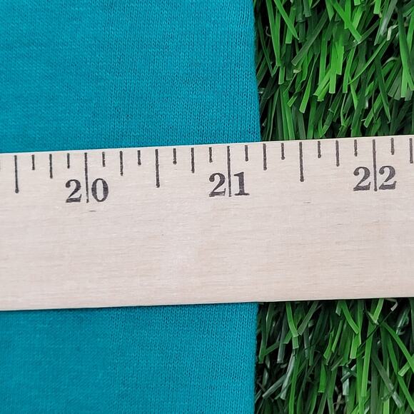 Vintage 90s Hanes Llama Shirt M/L 21x26 Blue Animals - Picture 7 of 12